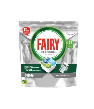 Fairy Platinum All In One Green Tabletki Do Zmywarki 75 Szt