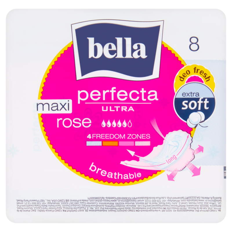 Bella Perfecta Ultra Maxi Rose Podpaski Higieniczne 8 Sztuk