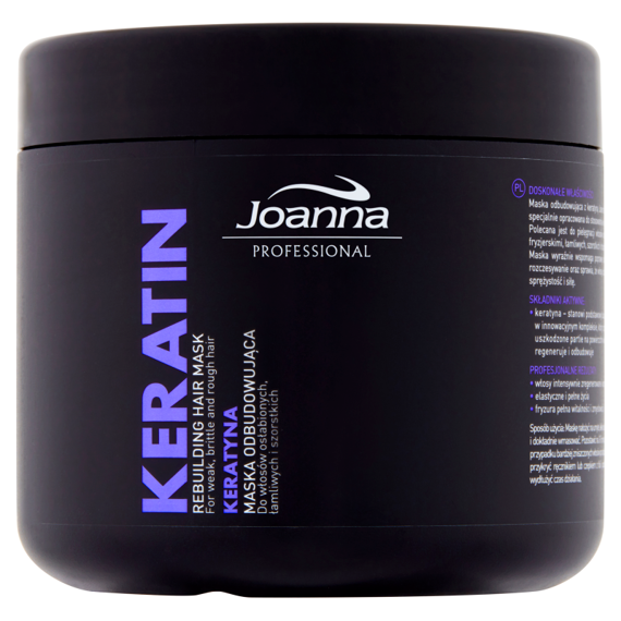 Joanna Professional Keratyna Maska odbudowująca 500 g - online shop ...