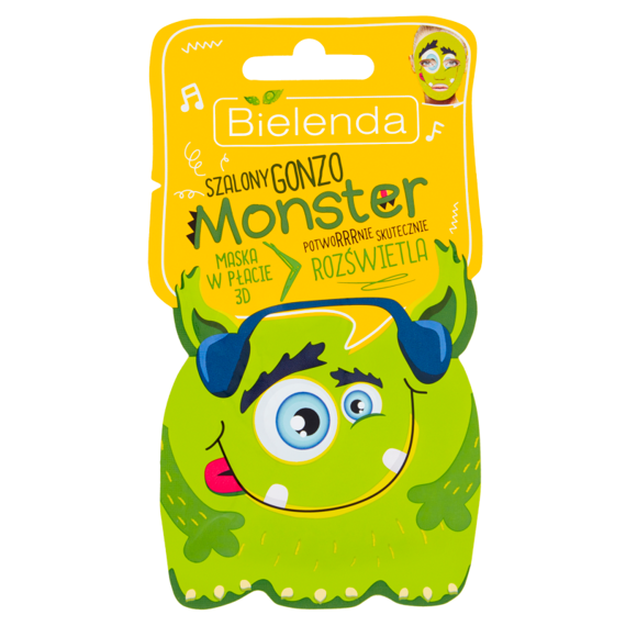 Bielenda monster маска тканевая 3d шальной гонзо осветляющая 1шт 12