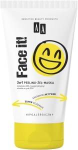 AA Face It! 3w1 Peeling-żel-maska 150 ml