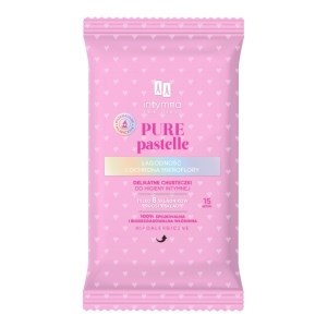 AA Pure Pastelle Delikatne chusteczki do higieny intymnej łagodność i ochrona mikroflory 15 szt