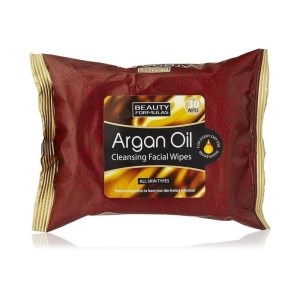 Beauty Formulas Argan Oil Cleansing Facial Wipes oczyszczające chusteczki z olejkiem arganowym 30 szt.