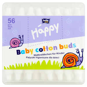 Bella Baby Happy Patyczki higieniczne dla dzieci 56 sztuk