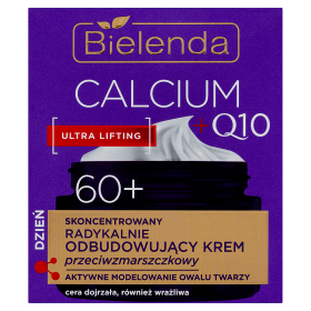 Bielenda Calcium +Q10 60+ Radykalnie odbudowujący krem przeciwzmarszczkowy dzień 50 ml