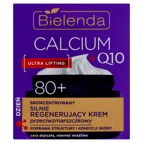 Bielenda Calcium +Q10 80+ Silnie regenerujący krem przeciwzmarszczkowy dzień 50 ml