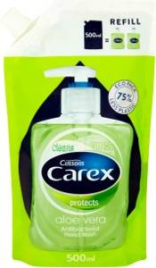 Carex Aloe Vera Antibacterial Liquid Soap Refill 500ml