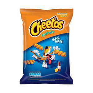 Cheetos Spirals corn puffs flavored with cheese and ketchup 80g