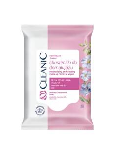 Cleanic Moisturizing and soothing makeup removal wipes 10 pieces