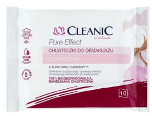 Cleanic Pure Effect make-up removal wipes - dry skin