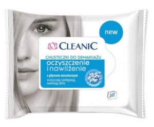 Cleanic Pure Effect makeup removal wipes for normal and combination skin 10pc