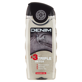 Denim Black shower gel for men 3-in-1 250 ml.