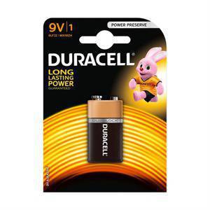 Duracell 9V alkaline battery