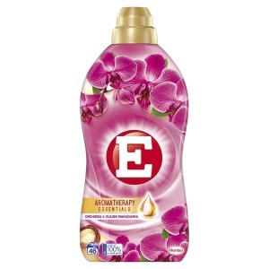 E Aromatherapy Essentials Płyn do płukania tkanin orchidea & olejek makadamia 1012 ml (46 prań)