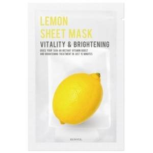 Eunyul Sheet Mask Lemon rozjaśniająca maseczka do twarzy z cytryną 22ml