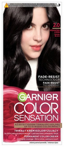 Garnier Color Sensation Farba do włosów 2.0 Hebanowa Czerń
