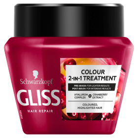 Gliss Colour Perfector 2in1 Colour Protecting Mask for Coloured Hair 300ml