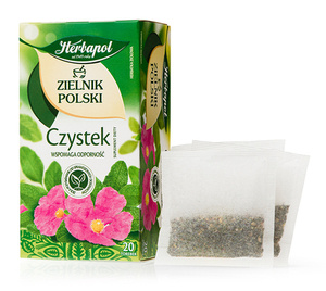 Herbapol Zioła Suplement diety herbatka ziołowa czystek 30 g (20 x 1,5 g)