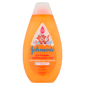 Johnson's Bąbelkowy płyn do kąpieli i mycia ciała 2w1 500 ml