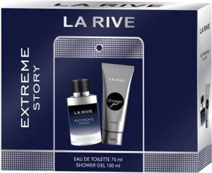 La Rive for Men Zestaw prezentowy Extreme Story (woda toaletowa 75ml+żel pod prysznic 100ml)