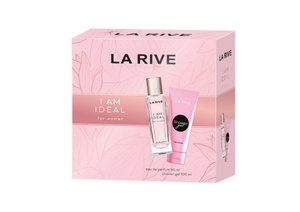 La Rive for Woman Zestaw prezentowy I AM IDEAL, woda perfumowana 90 ml+żel pod prysznic 100ml
