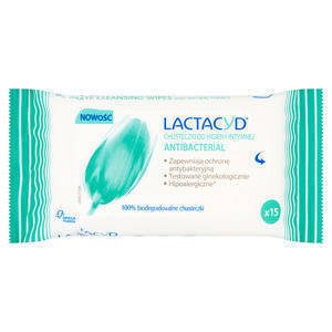 Lactacyd Antibacterial wipes for intimate hygiene 15 pcs