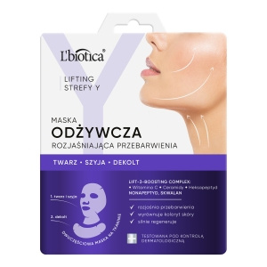 L'biotica Lifting Y Zones Nourishing face mask brightening discolorations 1 pc.