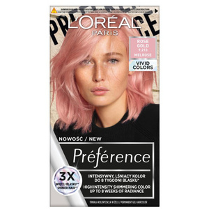 Loreal Preference Vivid Colors Hair Color No. 9.213 Rose Gold