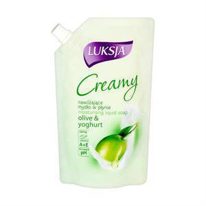 Luksja Creamy Olive & Yoghurt Moisturizing liquid soap refill 400ml
