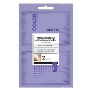 MARION Color Esperto – Fioletowa Maska Ochładzająca Kolor Blond 2x20 ml