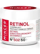 MINCER Retinol 502 Krem do twarzy półtłusty 50+ 50ml