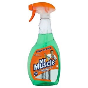 Mr Muscle  Mr Muscle 5in1 liquid glass and other surfaces Green Spray 500ml