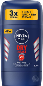 NIVEA Men Dry Impact antyperspirant dla mężczyzn w sztyfcie 50ml