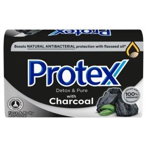 PROTEX Mydło w kostce antybakteryjne Detox&Pure Charcoal, 90 g