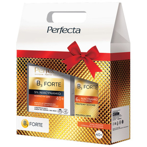 Perfecta Zestaw prezentowy 2 produktów B3 Forte 40+ ( krem ujędrniający 50 ml + rozjaśniający krem pod oczy 15 ml )