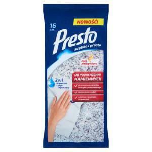 Presto moistened wipes to clean the surface of the stone 16 pieces