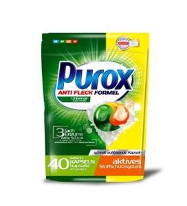 Purox Duo Caps Universal Washing Capsules 720 g (40 washes)