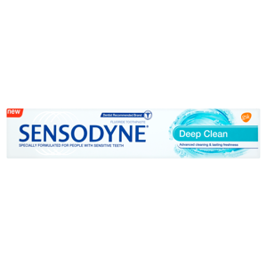 Sensodyne Deep Clean Fluoride Toothpaste 75ml