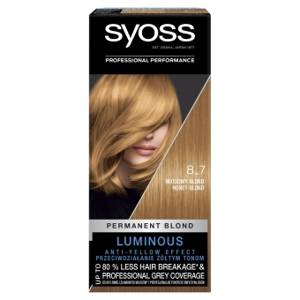 Syoss Permanent Coloration farba do włosów 8-7 Miodowy Blond / Honey Blond