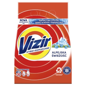 Vizir Alpine Fresh washing powder, 20 washes