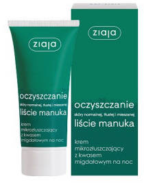 Ziaja Treatment Leaves Manuka Cream 50ml mikrozłuszczający