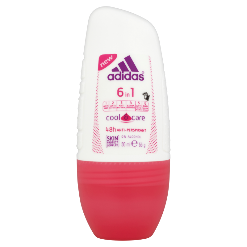 Adidas 6in1 Cool Care Deodorant antiperspirant roll-on for women 50ml - online shop Supermarket