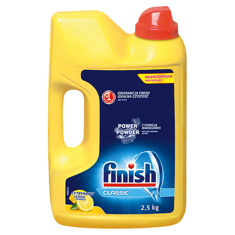 Finish Classic lemon powder for washing dishes in the dishwasher 2,5kg