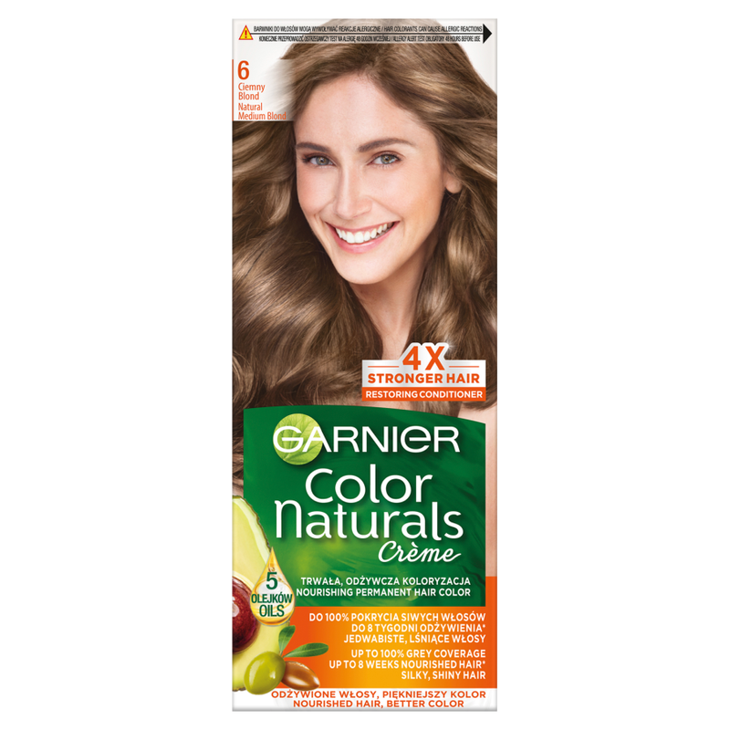 Garnier Creme Color Naturals Hair Dye 6 Dark Blonde Online Shop