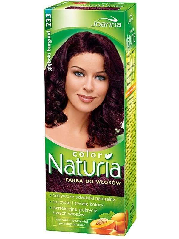 Joanna Naturia Color Hair Dye 233 Deep Burgundy