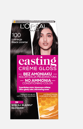 L'Oréal Paris Casting Crème Gloss Hair dye 100 Licorice..