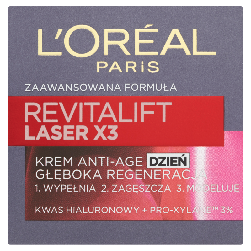 Aan het leren Onschuld stok L'Oréal Paris Revitalift Laser X3 Anti-Age Cream deep regeneration day 50ml  - online shop Internet Supermarket