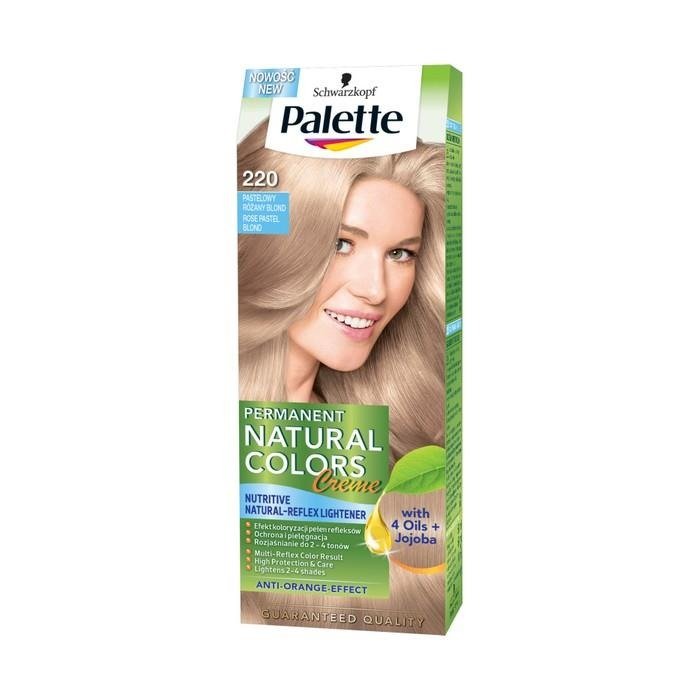 Palette Permanent Natural Colors Paint Pastel Rose Hair Blond 220