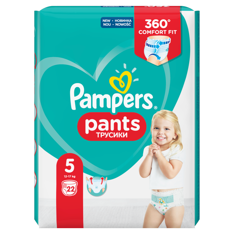 Downtown heldin begaan Pampers Pants diapers 5 Junior 22 pieces - online shop Internet Supermarket
