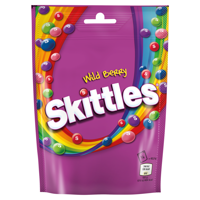 Skittles Wild Berry Chewing candies 174 g (142 candy) - online shop ...